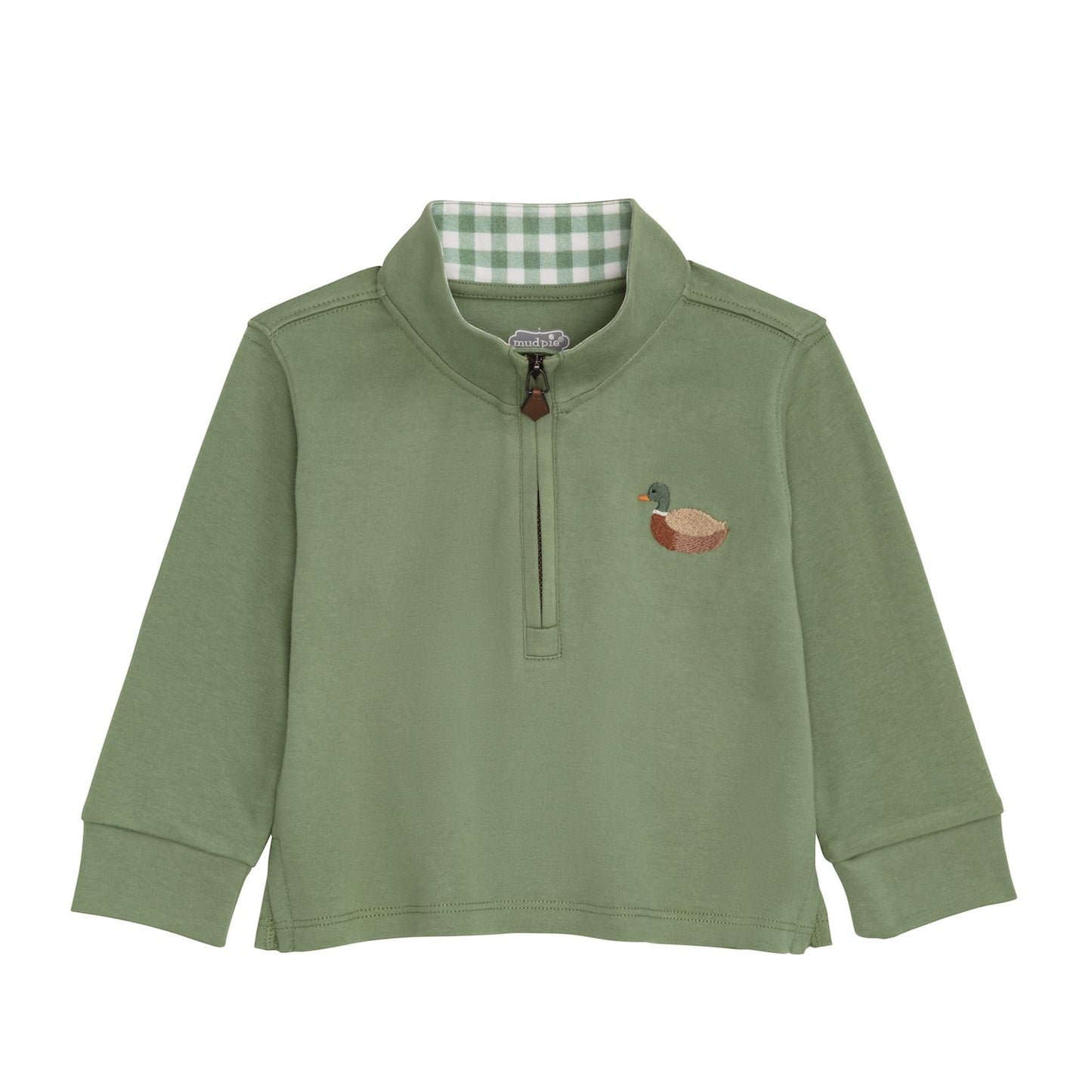 Mud Pie Mallard Duck Quarter Zip