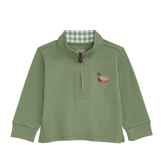 Mud Pie Mallard Duck Quarter Zip