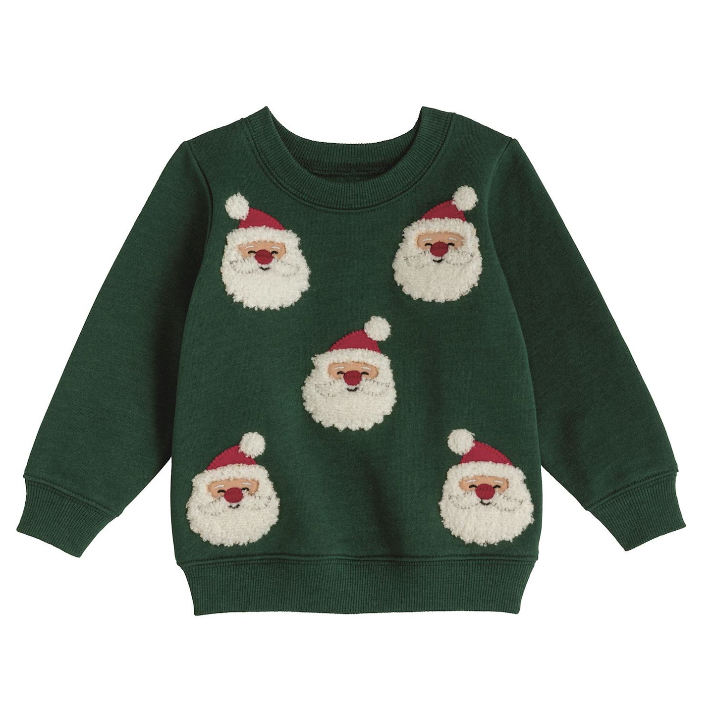 Mud Pie Green Santa Sweater