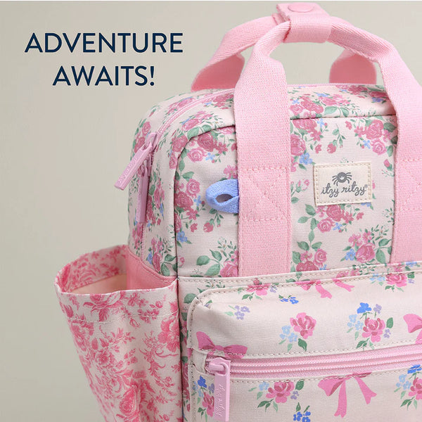 Itzy Bitzy Bag™ Toddler Backpack - Ribbons & Roses