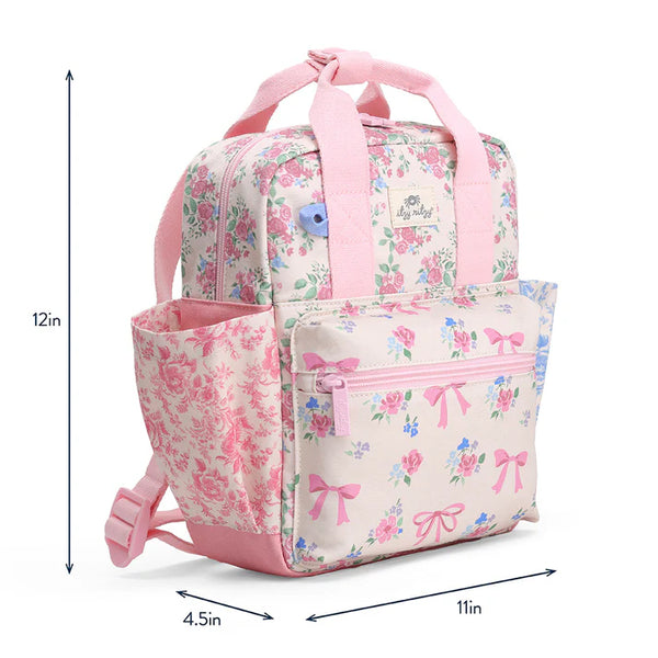 Itzy Bitzy Bag™ Toddler Backpack - Ribbons & Roses