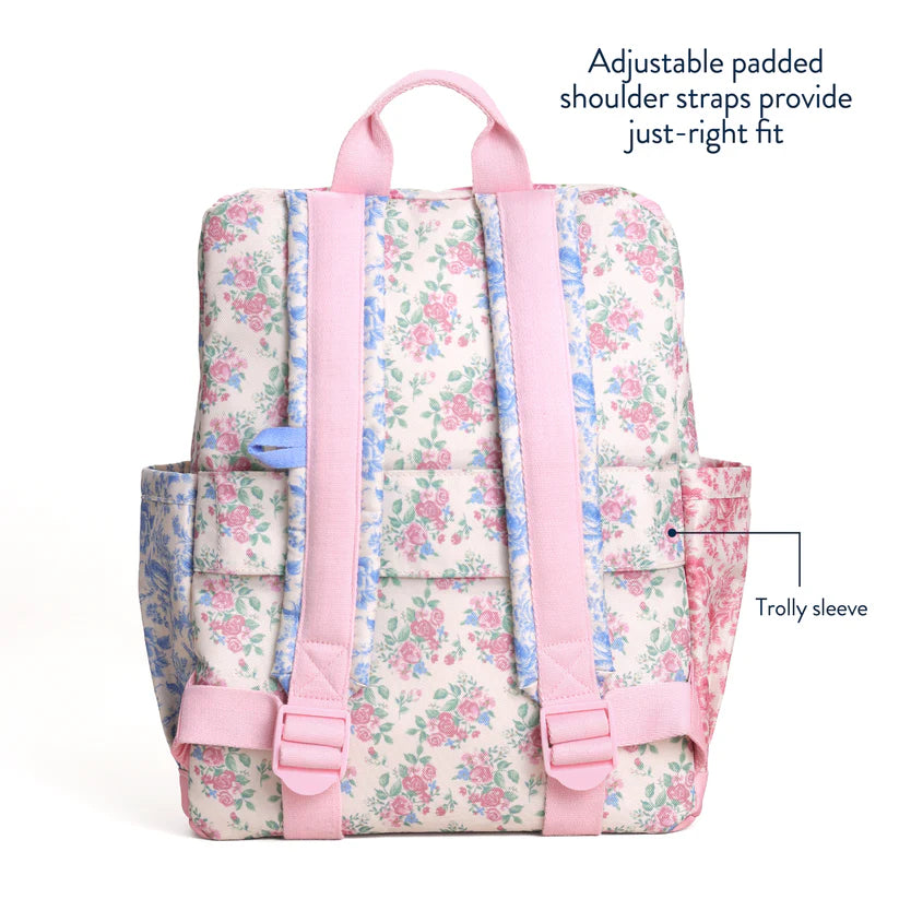 Itzy Explorer™ Big Kids Backpack - Ribbons & Roses