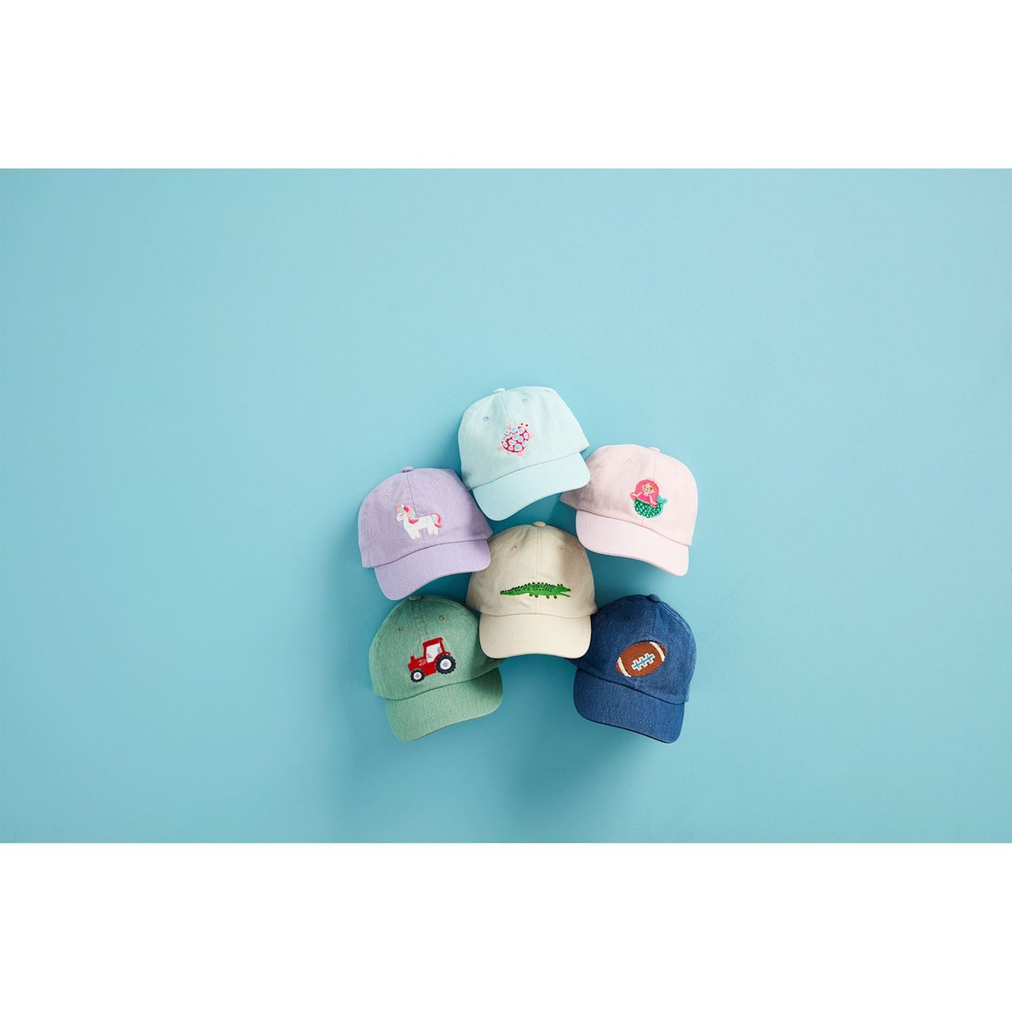 Mud Pie Toddler Football Embroidered Hat