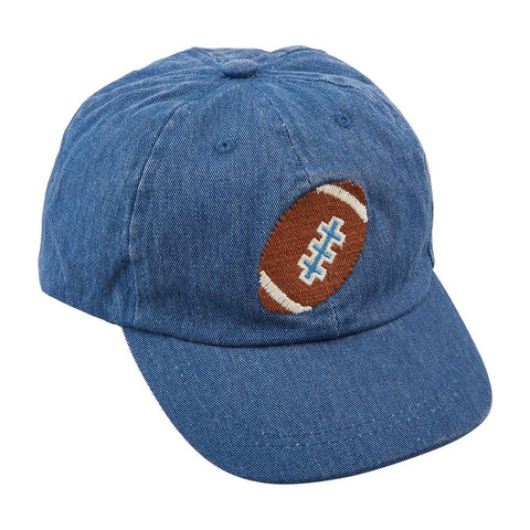 Mud Pie Toddler Football Embroidered Hat