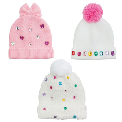 Mud Pie Rhinestone Beanie Hats