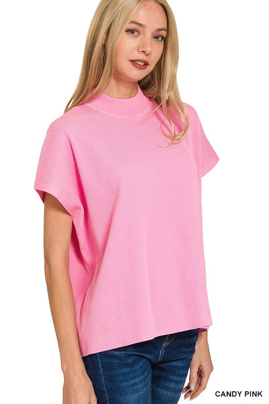 Perfectly Basic Mock Neck Sweater