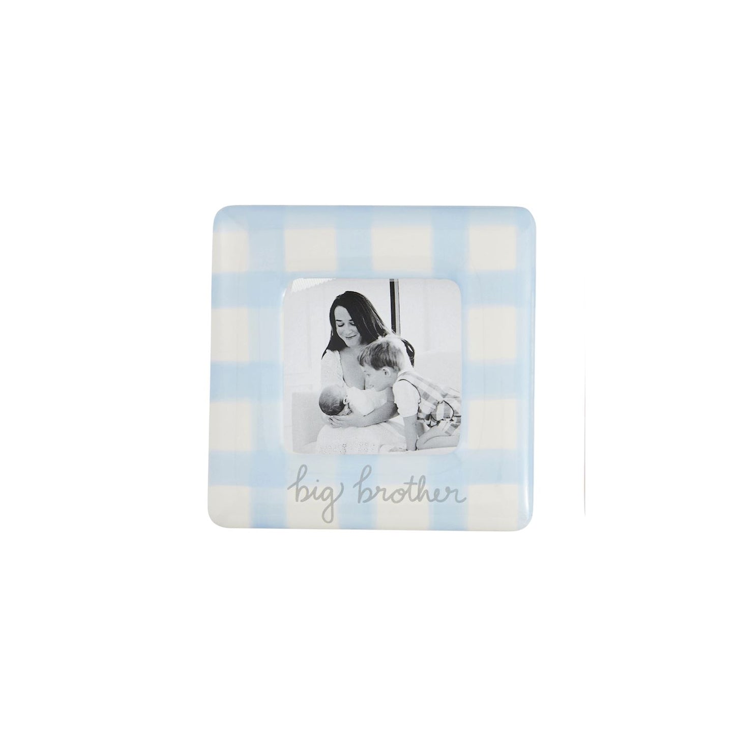 Mud Pie Gingham Sibling Frame