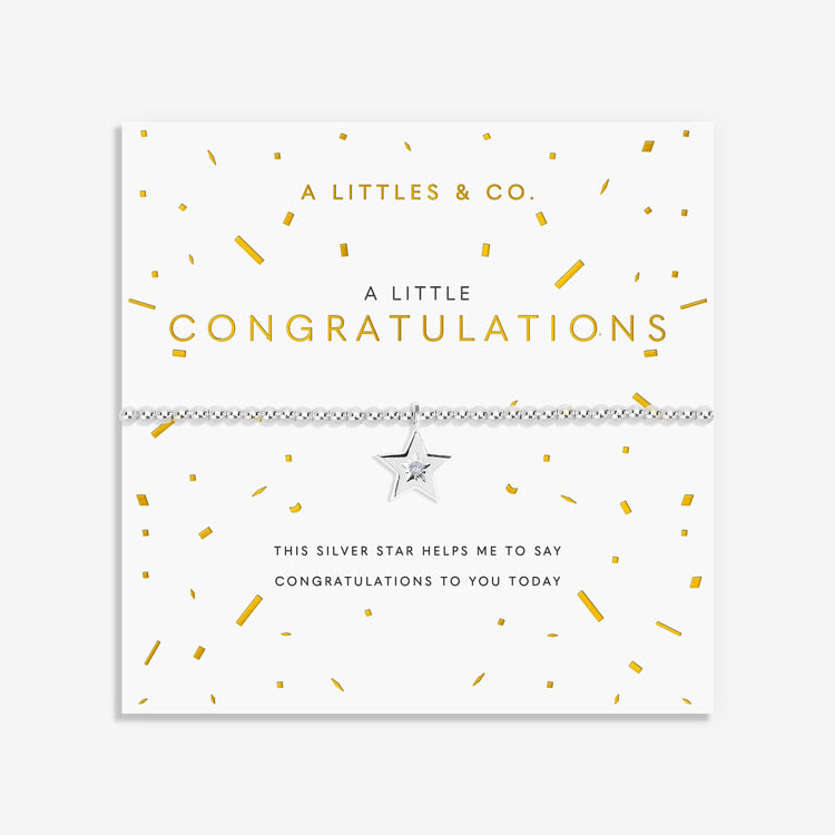 a little CONGRATULATIONS - bracelet