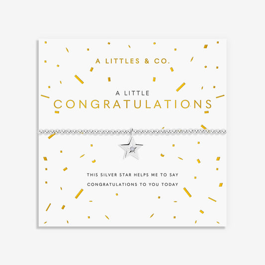 a little CONGRATULATIONS - bracelet