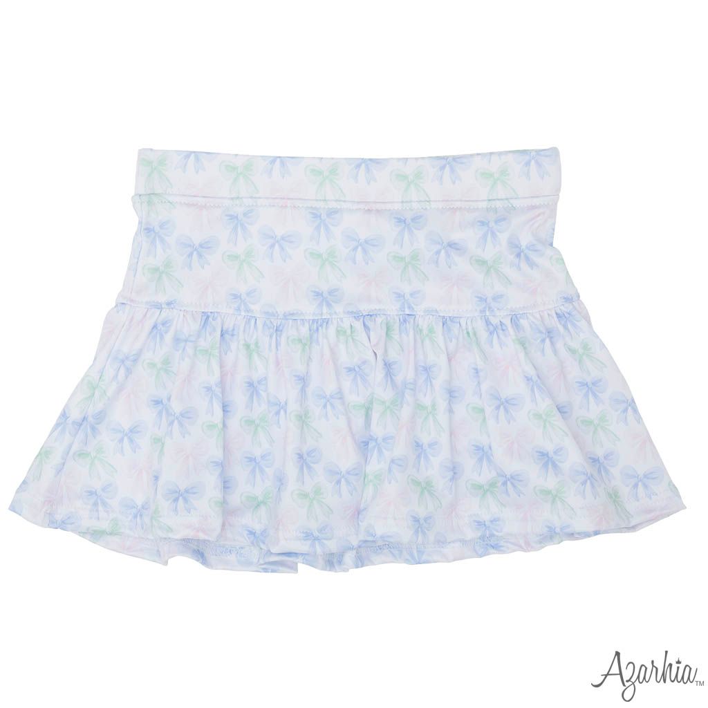 Youth Grand Bows Gathered Skort