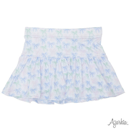 Youth Grand Bows Gathered Skort