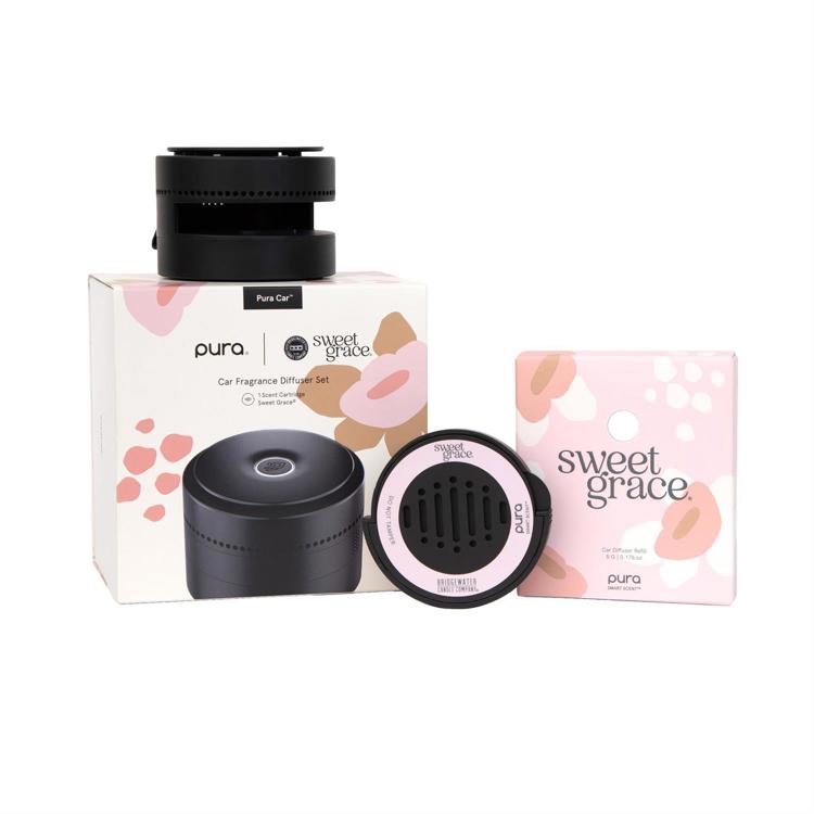 Pura + Bridgewater Sweet Grace Lover's Car Kit
