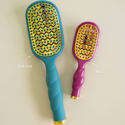 TELETIE Mini Vented Hair Brush | Mulberry