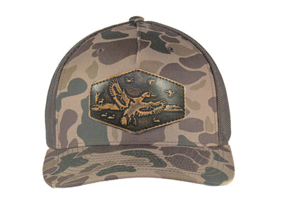 Green, Gray, & Camo Mallard Trucker Hat