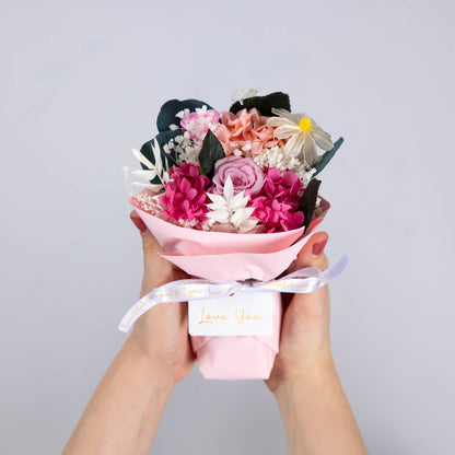 Pink Love You Preserved Floral Bouquet