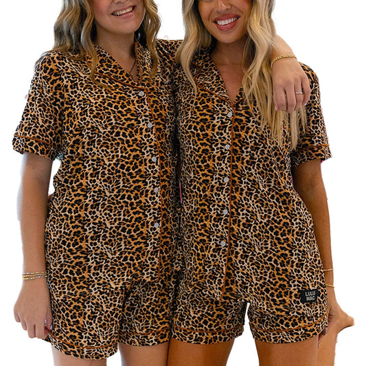 Lulu Mac Leopard Pj Short Set