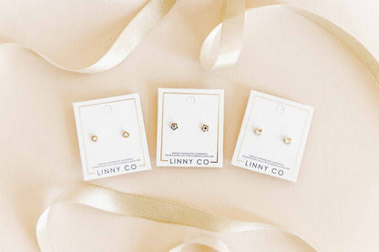 Polly Butterfly Screwback Stud Earrings