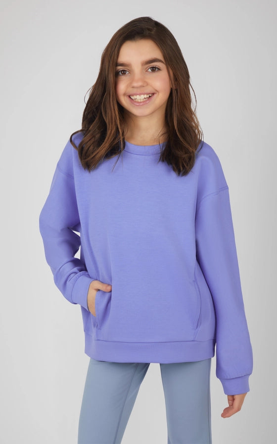 Girl's Persian Jewel Soft Scuba Zuri Sweatshirt