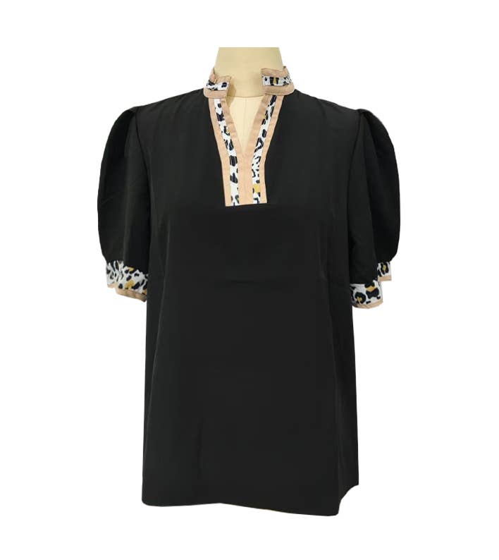 Walk On The Wild Side Trim Top