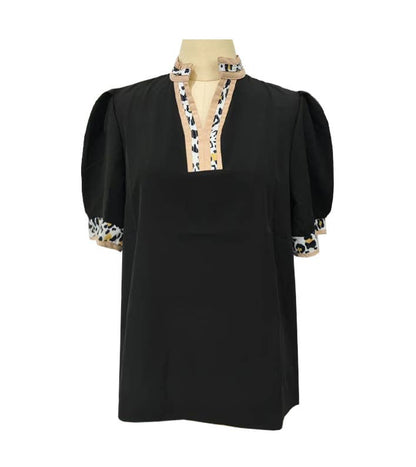 Walk On The Wild Side Trim Top