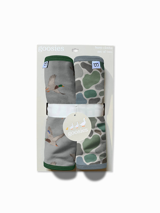 Mallard Ducks & Camo Burp Cloth Sets