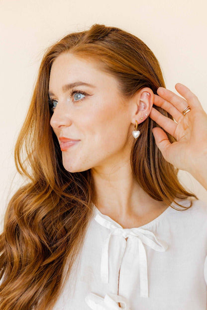 Sadie Gold Screwback Stud Earrings