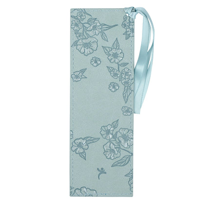 Teal I Know the Plans Jer. 29:11 Faux Leather Bookmark