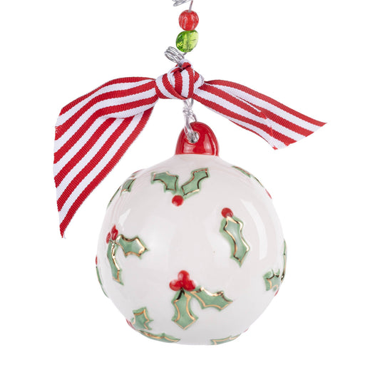 Holly Ornament by Glory Haus