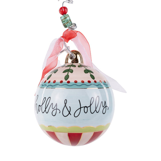 Holly & Jolly Ornament by Glory Haus