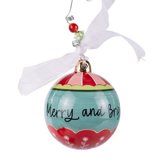 Merry & Bright Ornament by Glory Haus