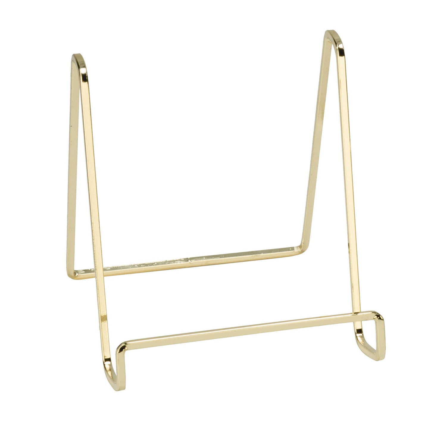 Plated Square Wire Stands - Brass