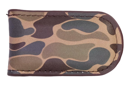 Brown & Tan Camo Buck Money Clip