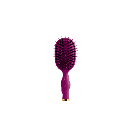 TELETIE Mini Boar Bristle Hair Brush | Mulberry