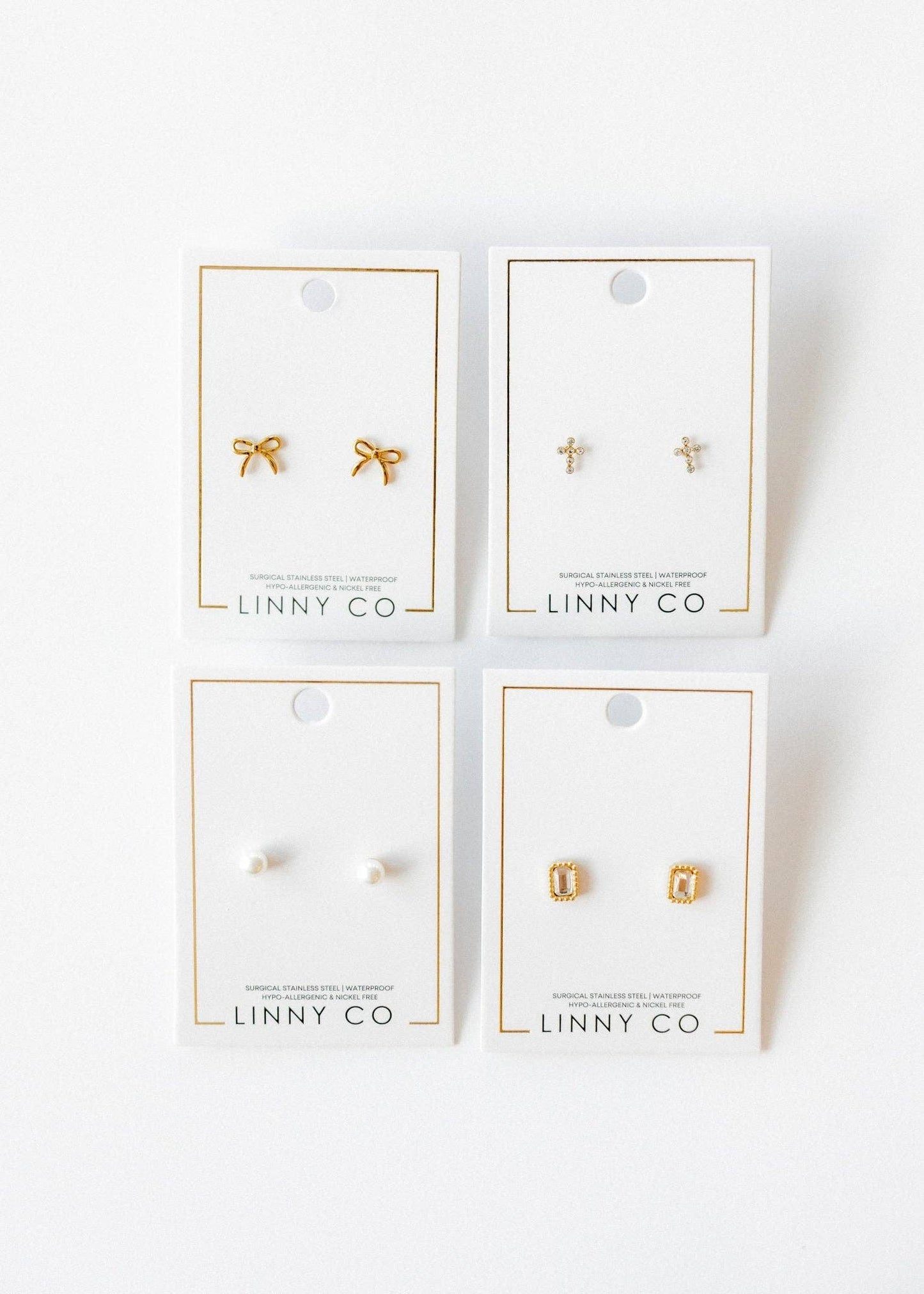 Payton Pearl White 5mm Screwback Stud Earrings