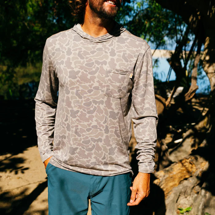 Khaki Mallard Camo Buxton Tech Hoodie