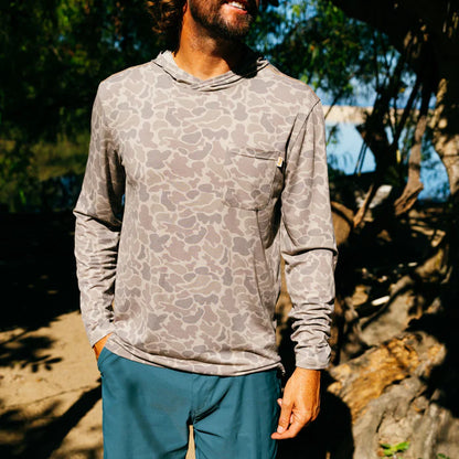 Khaki Mallard Camo Buxton Tech Hoodie