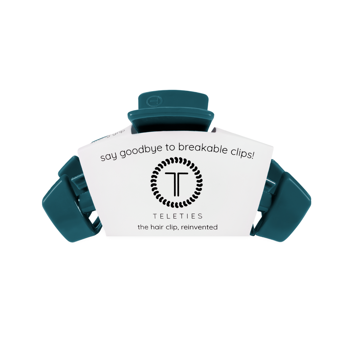Medium Classic Teal With It TELETIE Clip