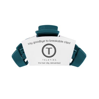 Medium Classic Teal With It TELETIE Clip