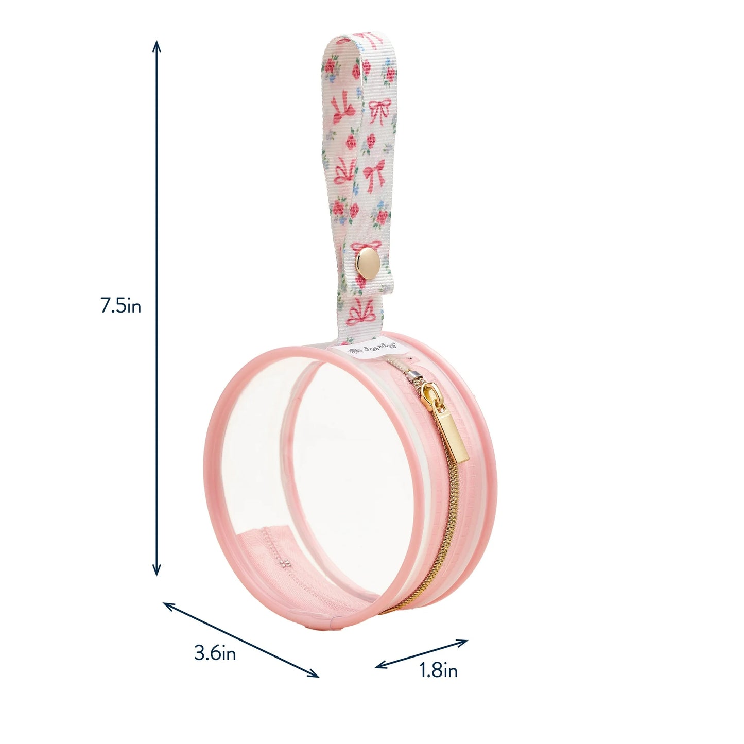 Itzy Ritzy Clear Paci Case - Bows