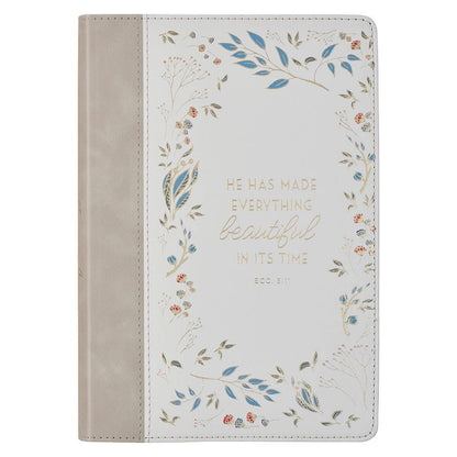 Classic Beige/Cream Everything Beautiful Ecc. 3:11 Journal