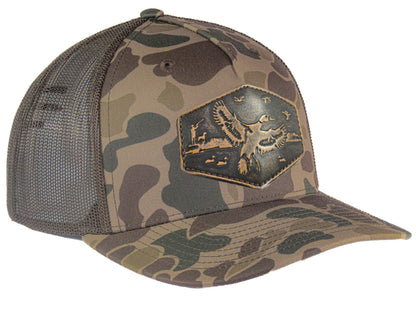 Green, Gray, & Camo Mallard Trucker Hat