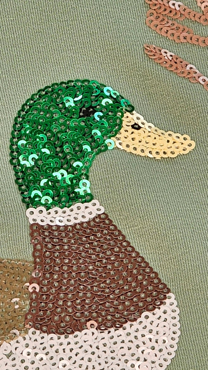 Kids' Marsh Mallard Sequin Sweatshirt