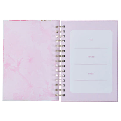 Pink My Grace 2 Cor. 12:9 Spiral Journal