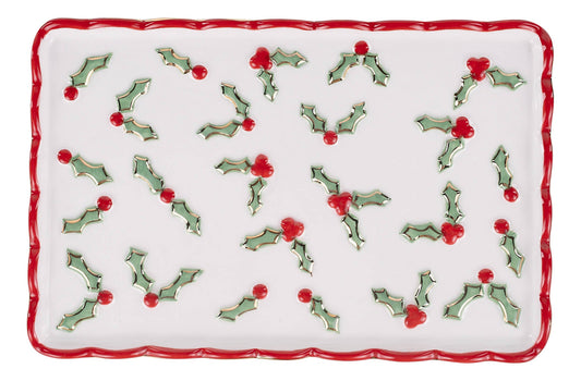 Holly Trinket Tray by Glory Haus