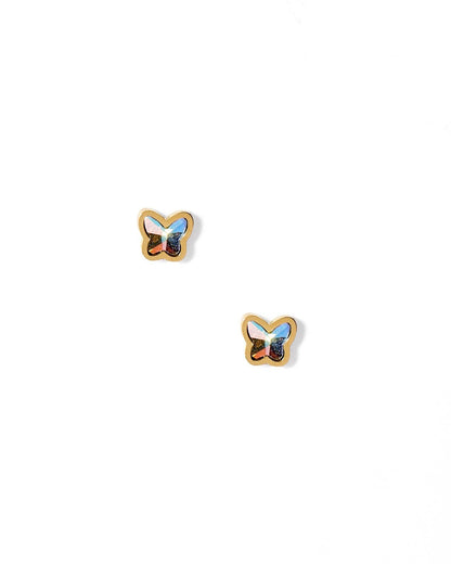 Polly Butterfly Screwback Stud Earrings