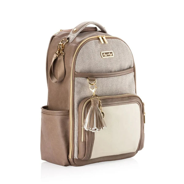 Boss Plus™ Large Diaper Bag Backpack - Vanilla Latte