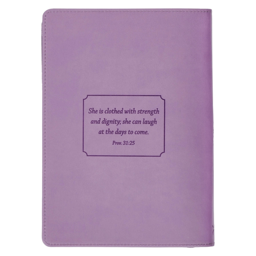 Strength and Diginity Prov. 31:25 Classic Zip Journal