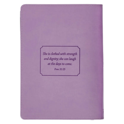 Strength and Diginity Prov. 31:25 Classic Zip Journal