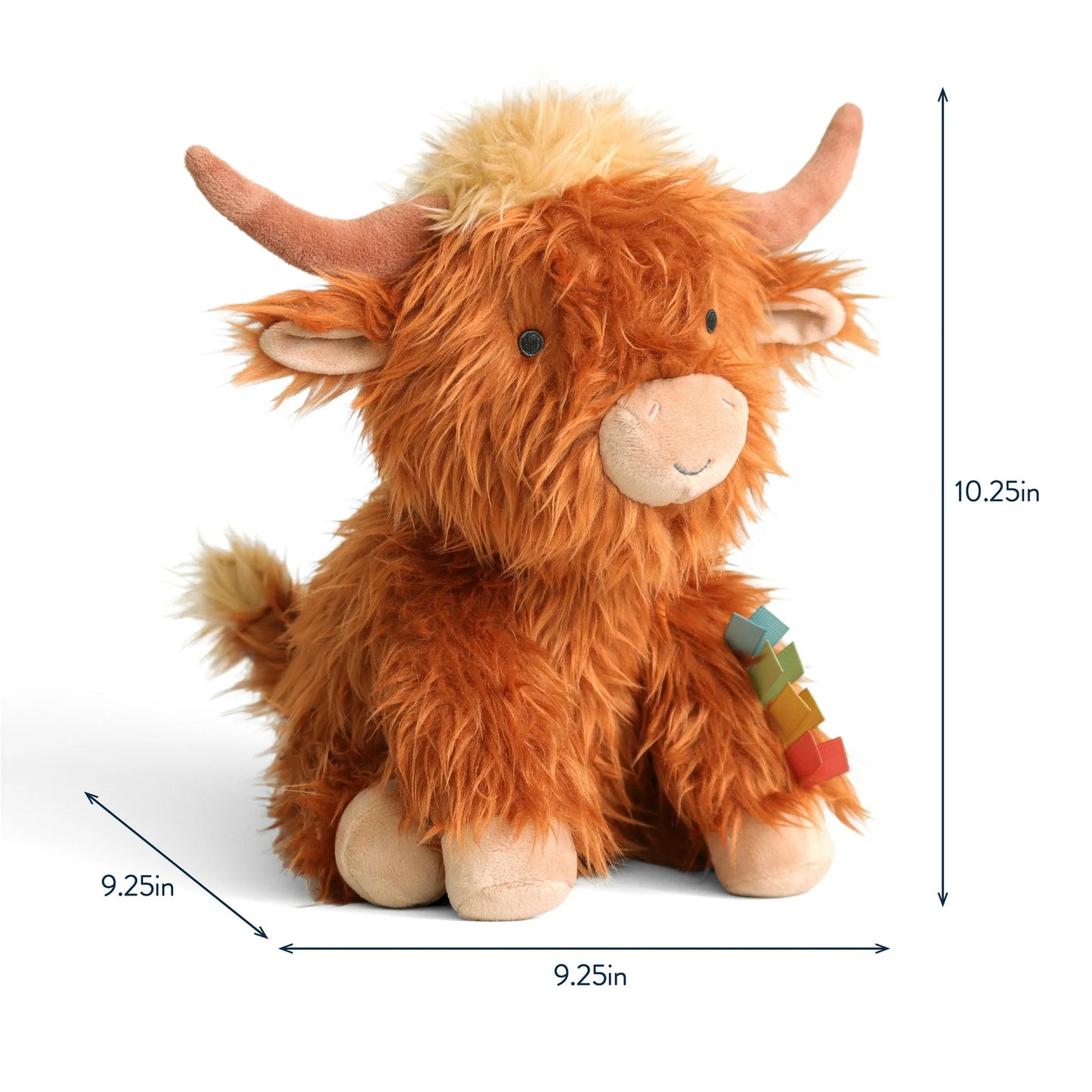 Itzy Ritzy Sweet Snuggles Plush - Wyatt the Highland Cow