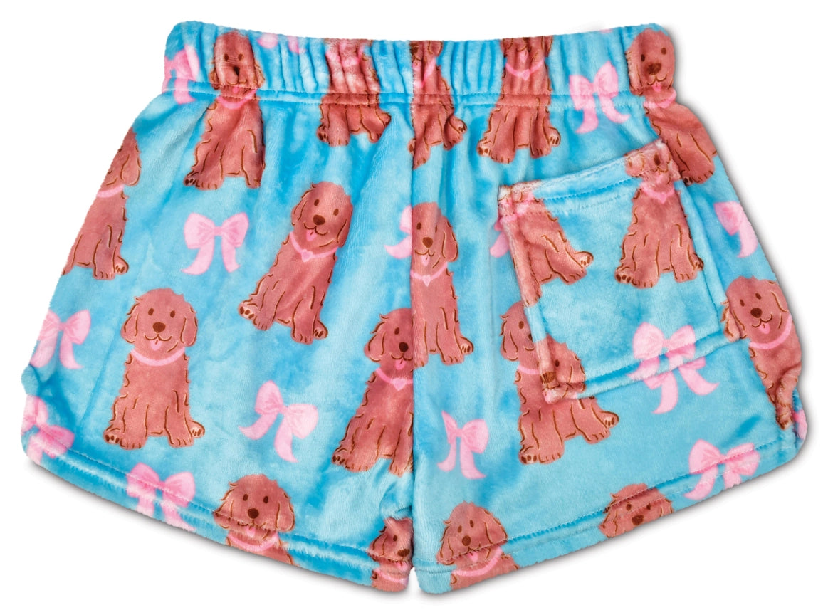 Youth Pretty Pups Plush Shorts